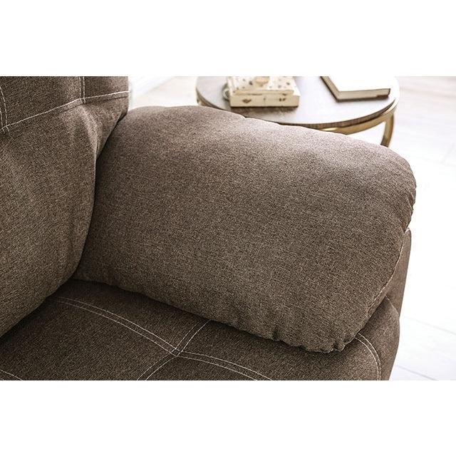 Furniture of America Canby Stationary Fabric Sofa EM6722BR-SF IMAGE 3