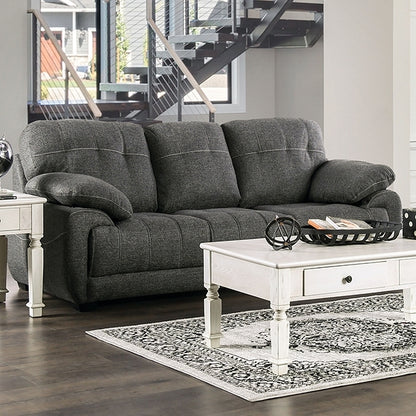  Furniture of America Canby Stationary Fabric Sofa EM6722DG-SF IMAGE 1
