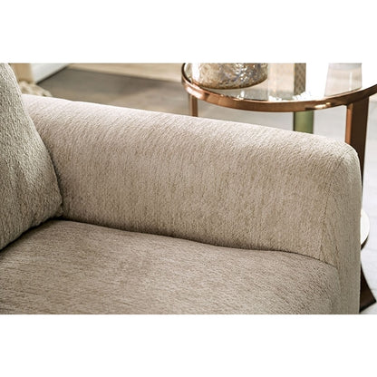  Furniture of America Dagmar Stationary Fabric Loveseat EM6723BG-LV IMAGE 3