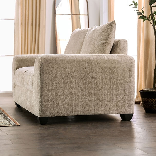  Furniture of America Dagmar Stationary Fabric Loveseat EM6723BG-LV IMAGE 6
