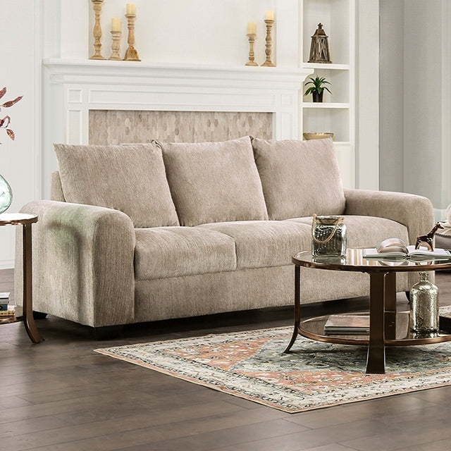  Furniture of America Dagmar Stationary Fabric Sofa EM6723BG-SF IMAGE 1