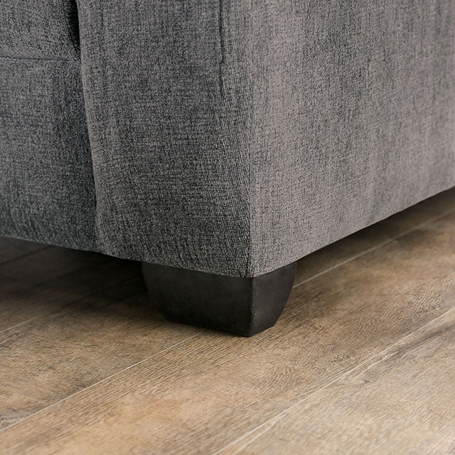  Furniture of America Dagmar Stationary Fabric Sofa EM6723GY-SF IMAGE 3
