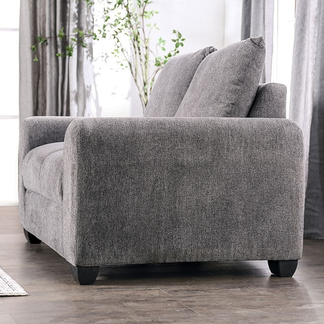  Furniture of America Dagmar Stationary Fabric Sofa EM6723GY-SF IMAGE 6