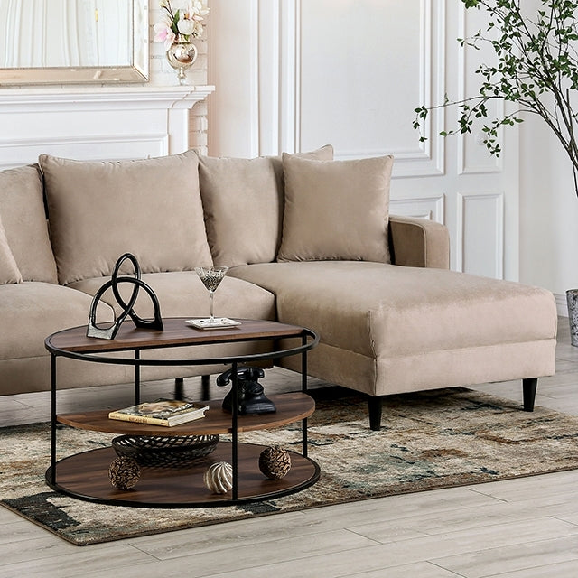  Furniture of America Koniz Fabric Sectional EM6752BG-SECT IMAGE 1