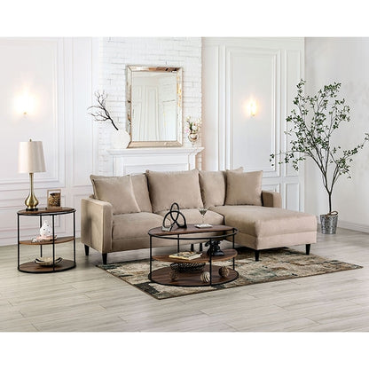  Furniture of America Koniz Fabric Sectional EM6752BG-SECT IMAGE 2