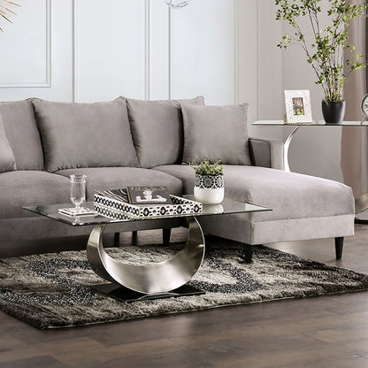  Furniture of America Koniz Fabric Sectional EM6752LG-SECT IMAGE 1