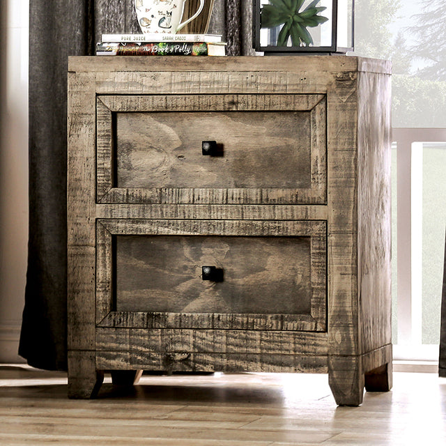  Furniture of America Oakridge Nightstand EM7074BR-N IMAGE 3