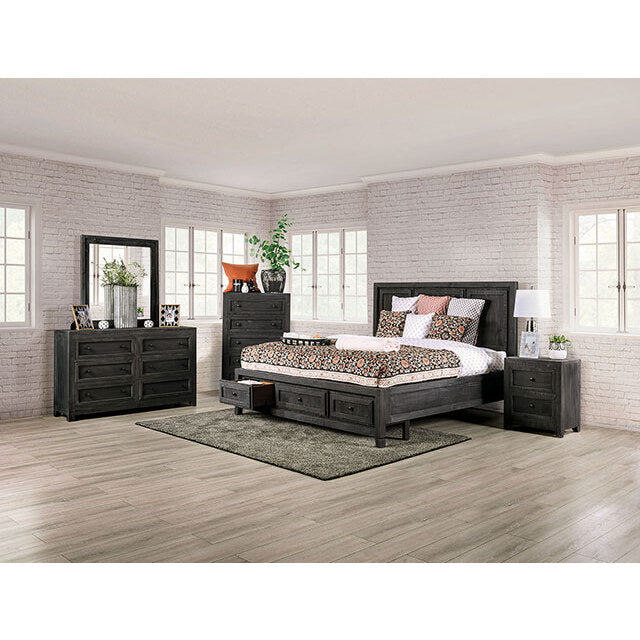  Furniture of America Oakridge California King Bed EM7074DG-CK-BED IMAGE 2