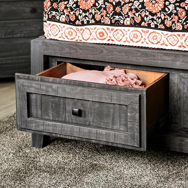Furniture of America Oakridge EM7074DG-EK-BED E.King Bed IMAGE 4