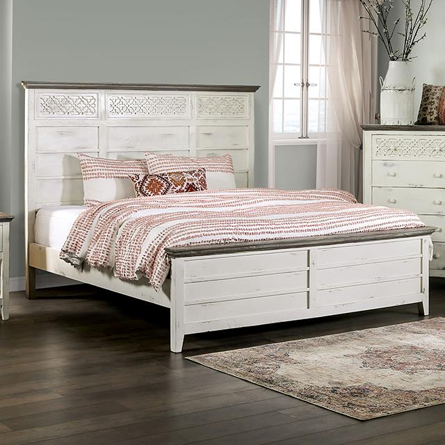 Furniture of America Myrtlemoore EM7079IV-Q-BED Queen Bed IMAGE 1