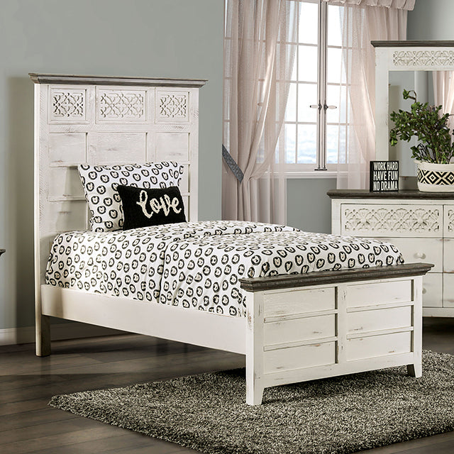  Furniture of America Myrtlemoore Twin Bed EM7079IV-T-BED IMAGE 1