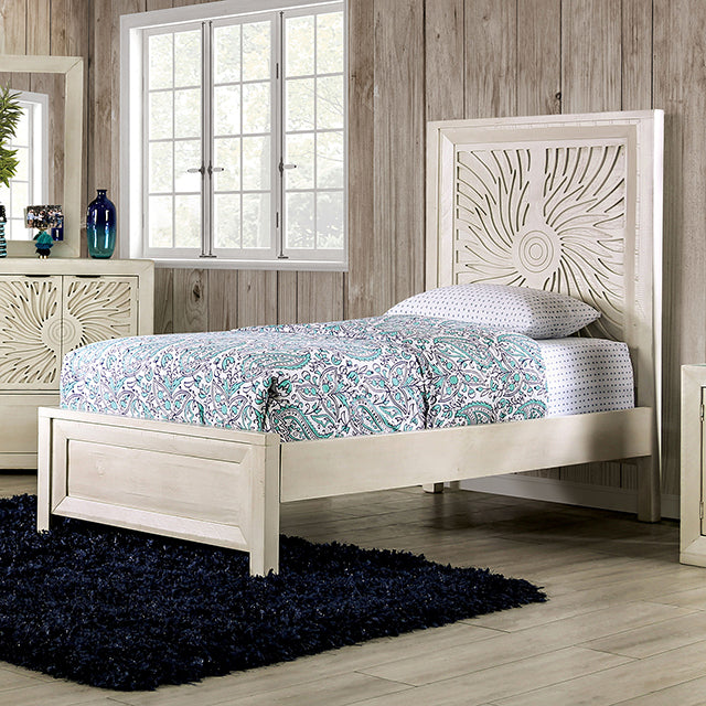 Furniture of America Geneva EM7080IV-T-BED Twin Bed IMAGE 1