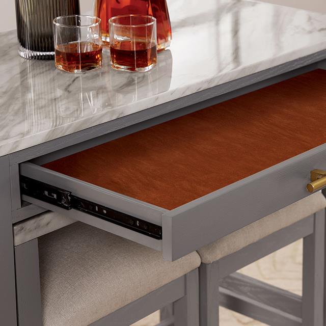Furniture of America Whitehall FOA3544LG-PT Counter Ht. Table IMAGE 4