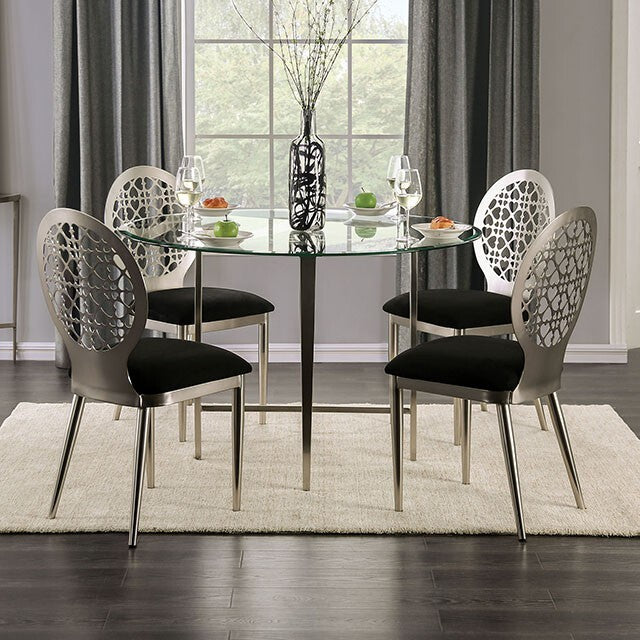  Furniture of America Round Abner Dining Table FOA3743T-TABLE IMAGE 1