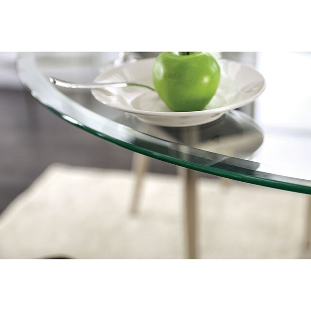  Furniture of America Round Abner Dining Table FOA3743T-TABLE IMAGE 3