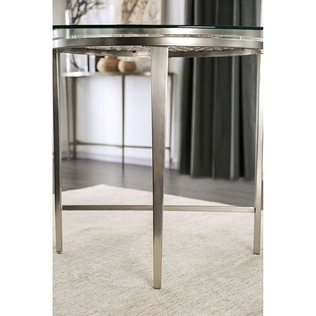 Furniture of America Round Abner Dining Table FOA3743T-TABLE IMAGE 5