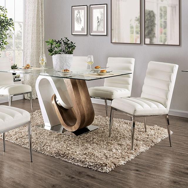  Furniture of America Cilegon FOA3748T-TABLE Dining Table IMAGE 1