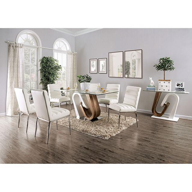  Furniture of America Cilegon FOA3748T-TABLE Dining Table IMAGE 2
