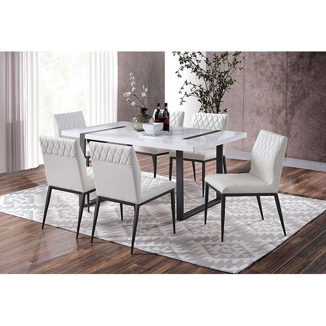  Furniture of America Alessia FOA3769T Dining Table IMAGE 2