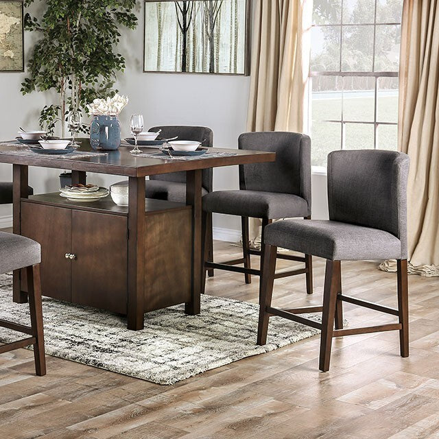  Furniture of America Macedo Counter Height Dining Table FOA3779PT-TABLE IMAGE 1