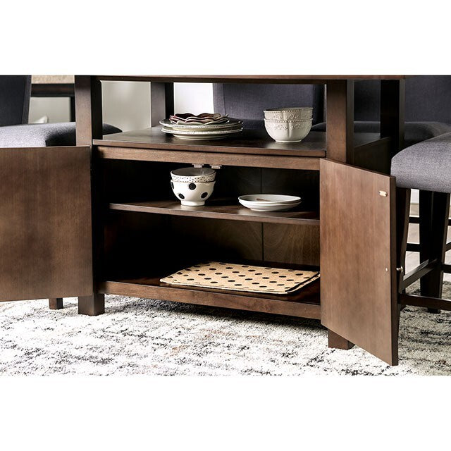  Furniture of America Macedo Counter Height Dining Table FOA3779PT-TABLE IMAGE 5