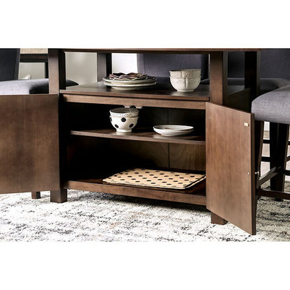  Furniture of America Macedo Counter Height Dining Table FOA3779PT-TABLE IMAGE 5