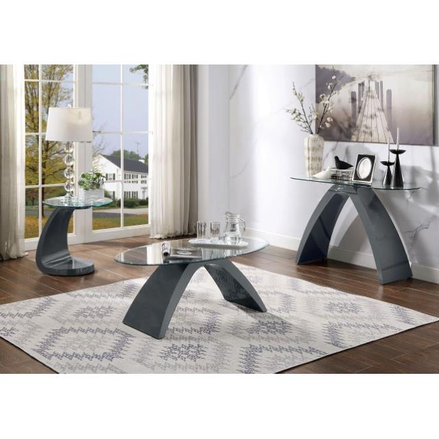  Furniture of America Nahara FOA4042GY-S-TABLE Sofa Table IMAGE 2