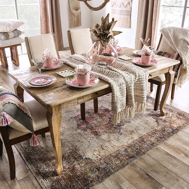  Furniture of America Blanchefleur Dining Table FOA51001 IMAGE 1