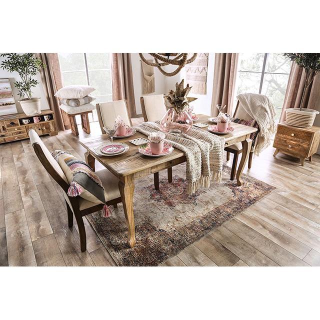 Furniture of America Blanchefleur Dining Table FOA51001 IMAGE 2