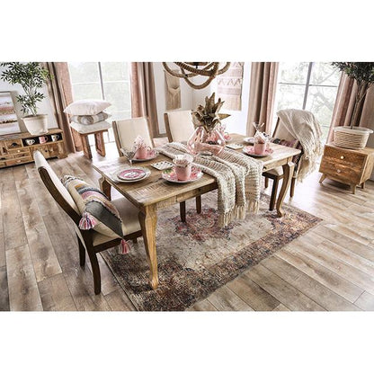  Furniture of America Blanchefleur Dining Table FOA51001 IMAGE 2