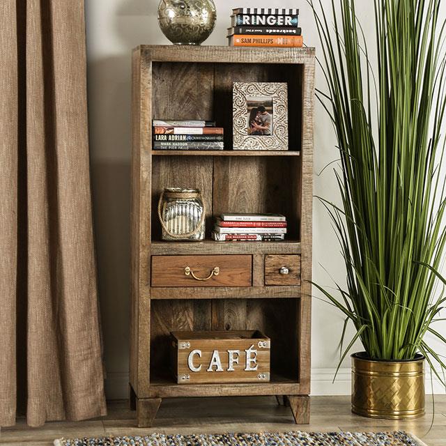  Furniture of America Bookcases 3-Shelf FOA51015 IMAGE 1
