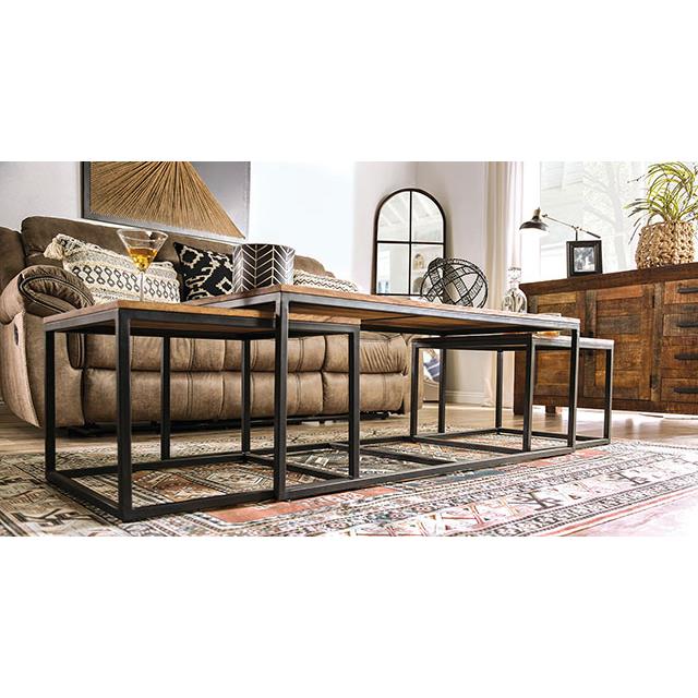  Furniture of America Larkspur Occasional Table Set FOA51025 IMAGE 3