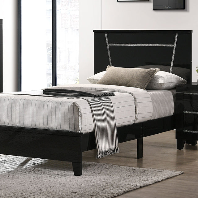 Furniture of America Magdeburg FOA7038BK-T Twin Bed IMAGE 1