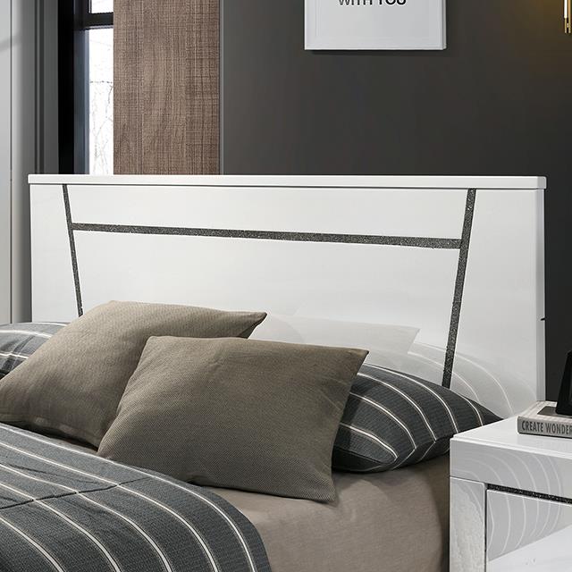 Furniture of America Magdeburg FOA7038WH-CK Cal.King Bed IMAGE 3