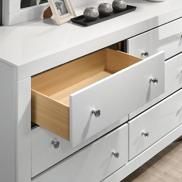 Furniture of America Magdeburg FOA7038WH-CK Cal.King Bed IMAGE 6