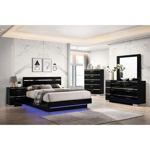 Furniture of America Erlach FOA7189BK-Q-BED Queen Bed IMAGE 2