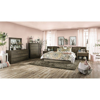  Furniture of America Bridgewater California King Bed FOA7490CK-BED+PL IMAGE 2