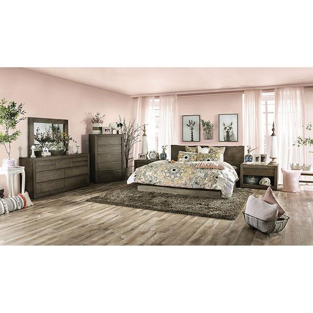  Furniture of America Bridgewater California King Panel Bed FOA7490CK-BED IMAGE 2
