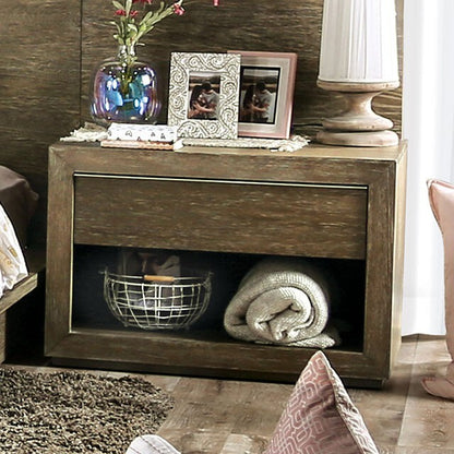  Furniture of America Bridgewater 1-Drawer Nightstand FOA7490N IMAGE 1