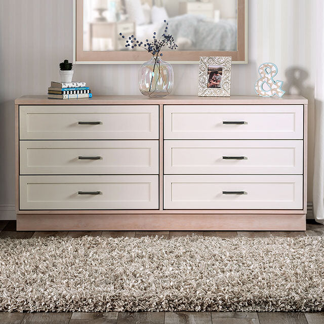  Furniture of America Roseburg 6-Drawer Dresser FOA7605D-6D IMAGE 3