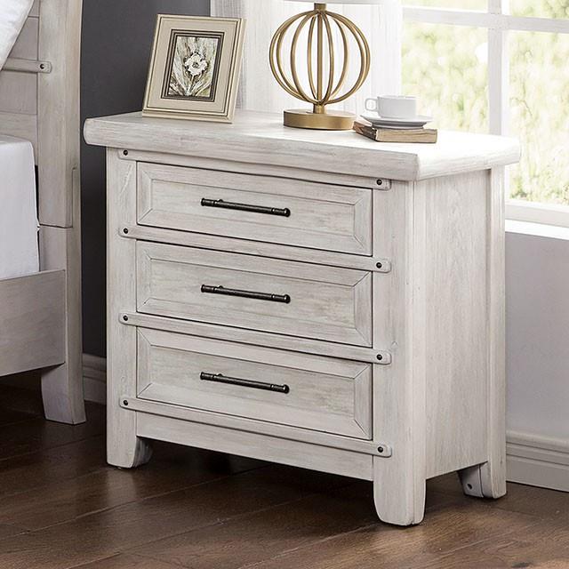  Furniture of America Shawnette 3-Drawer Nightstand FOA7924N IMAGE 1