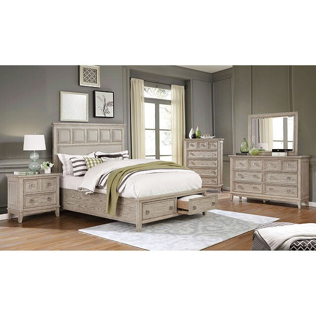  Furniture of America Lillian California King Upholstered Bed with Storage FOA7925CK-BED IMAGE 2