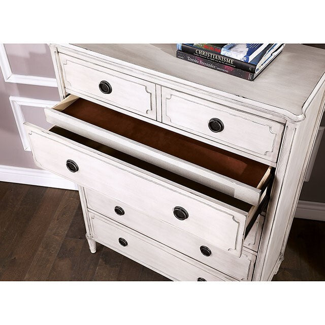  Furniture of America Esther 6-Drawer Chest FOA7929C IMAGE 2