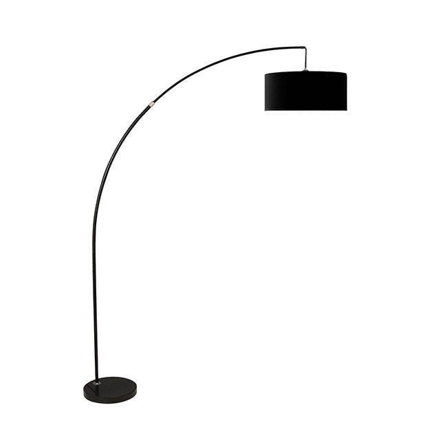 Furniture of America Jess L76931BK Arch Lamp IMAGE 1