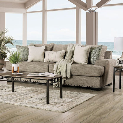  Furniture of America Maureen Stationary Fabric Sofa SM1229-SF IMAGE 1