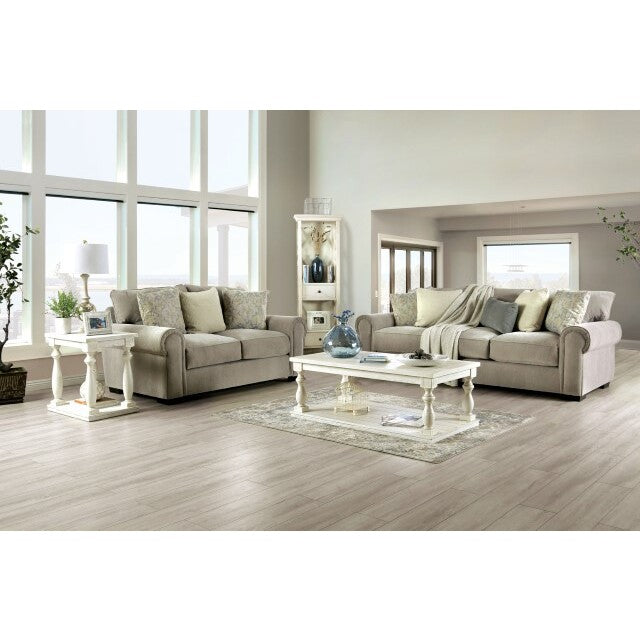  Furniture of America Osborne Stationary Fabric Sofa SM1296-SF IMAGE 2