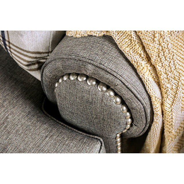  Furniture of America Debora Stationary Fabric Sofa SM1297-SF IMAGE 4