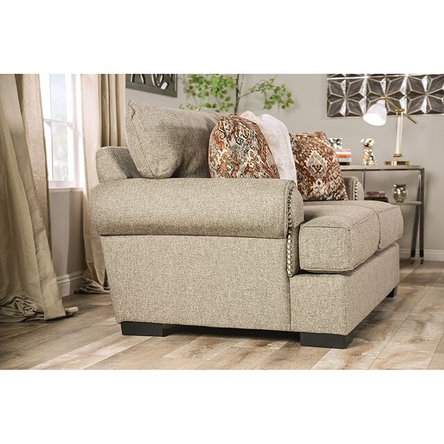  Furniture of America Debora Stationary Fabric Loveseat SM1298-LV IMAGE 8
