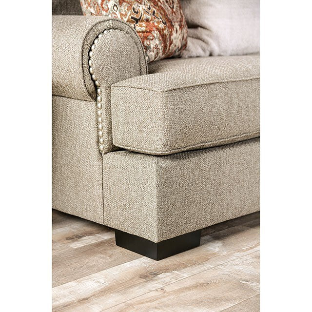  Furniture of America Debora Stationary Fabric Sofa SM1298-SF IMAGE 7