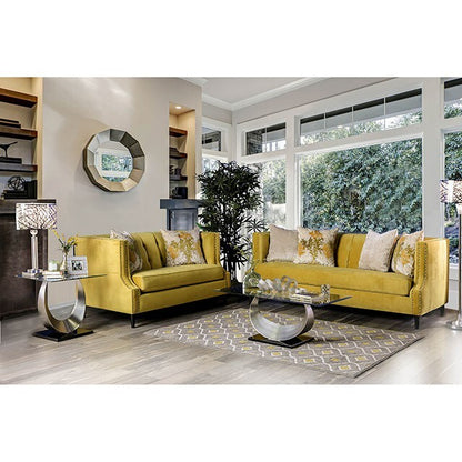  Furniture of America Tegan Stationary Fabric Loveseat SM2216-LV IMAGE 1